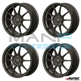 AUTEC Wizard Wheels Set 19x8,0 5x112 ET35 Gunmetal Matt - VW Golf 7 / VW Golf 8 / Seat Leon 5F / AUDI A3 8V / AUDI TT 8S