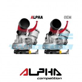 ALPHA COMPETITION INLET ALTO FLUXO DO TURBO AUDI A3 8V / S3 8V / TT8S / VW GOLF 7 GTI / GOLF 7.5 GTI / GOLF 7 R / GOLF 7.5 R  
