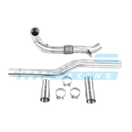 ALPHA COMPETITION DECAT DOWNPIPE 3.5'' (90mm) 2.0 TSI EA888.3 AUDI S3 8V / TTS 8S / LEON 5F CUPRA 4X4 / VW GOLF 7 R / GOLF 7.5R