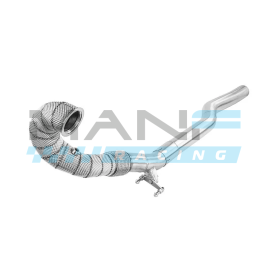 ALPHA COMPETITION Downpipe Com Proteção Termica 3.5'' 90mm > 3.0'' 76mm 2.0 TSI EA888.3 AUDI S3 8V / TTS 8S / LEON 5F CUPRA 4X4 / VW GOLF 7 R / GOLF 7.5R