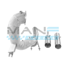 ALPHA COMPETITION Downpipe Com Proteção Térmica 2.0TSI EA888.4 VW Golf 8 GTI / Golf 8 GTI Clubsport / Skoda Octavia NX VRS