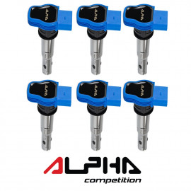 ALPHA COMPETITION Bobines Ignição Azuis R8 AUDI 2.7T S4 B5 / RS4 B5 e 3.0TFSI S4 B8 / S5 B8