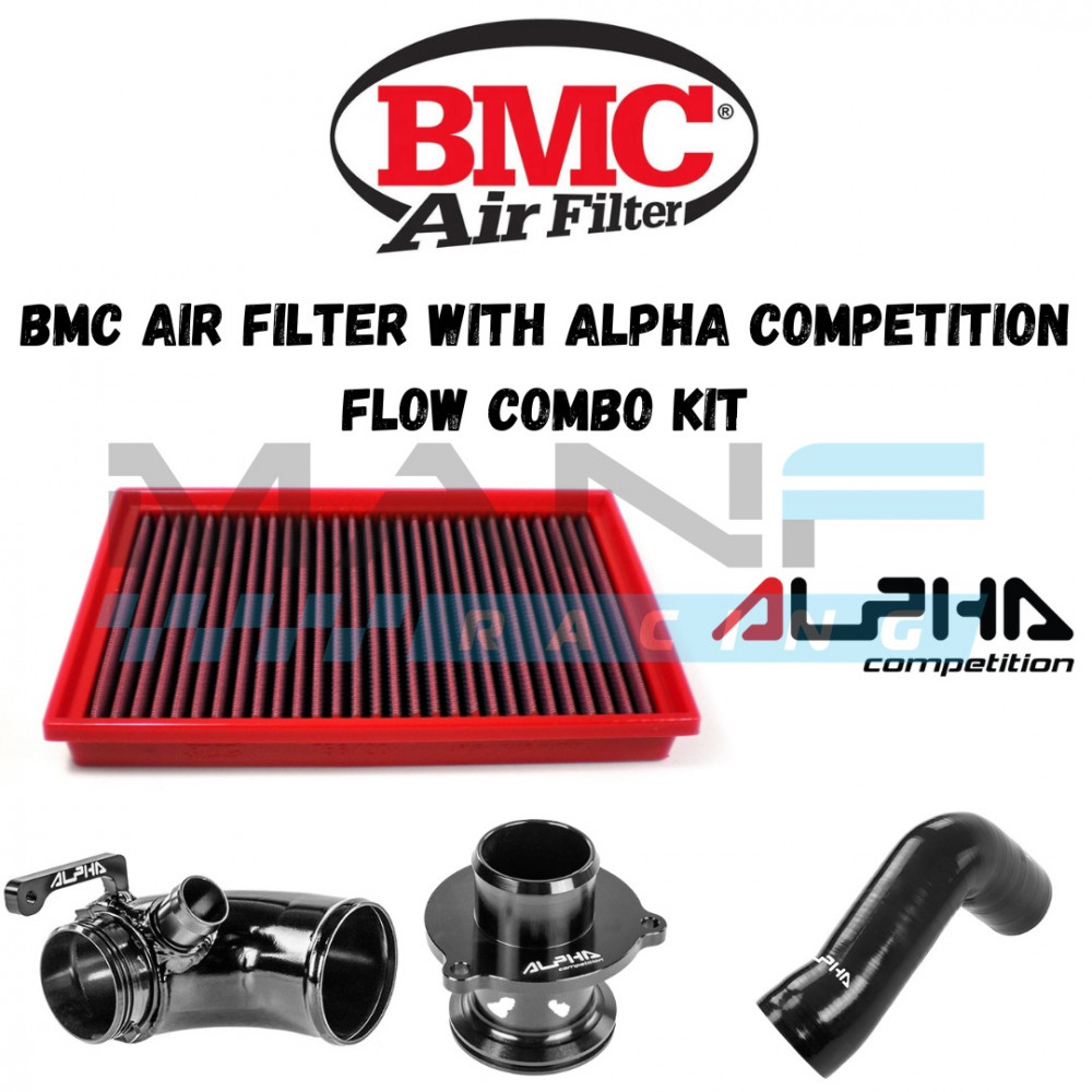 BMC Filtro Ar Desportivo & Alpha Competition ULTIMATE FLOW COMBO KIT 1.8/2.0TSI EA888 GEN 3