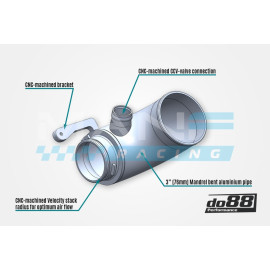 do88 PERFORMANCE Turbo Hibrido Inlet 3'' (76mm) 1.8/2.0TSI EA888.3 MQB