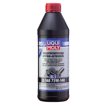 LIQUI MOLY FULLY SYNTHETIC HYPOID GEAR OIL (GL5) LS SAE 75W-140