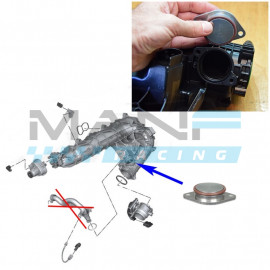 MANF RACING Kit Eliminar Valvula EGR + Radiador EGR BMW 3.0 Diesel N57 / N57S (Com Radiador Transmissão)