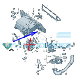 MANF RACING Kit Anulação Válvula EGR VAG 1.6/2.0TDI CR