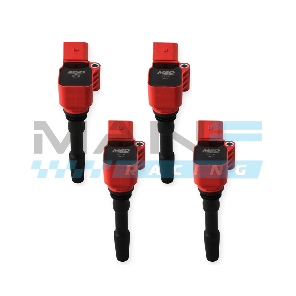 MSD Jogo Bobines Ignição Vermelhas VAG 1.8/2.0 TSI EA888.3 / EVO EA888.4