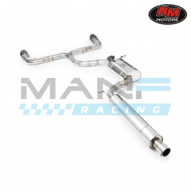 RM MOTORS 76MM VALVETRONIC CATBACK EXHAUST SYSTEM VW GOLF 7/7.5 GTI / SEAT LEON 5F CUPRA