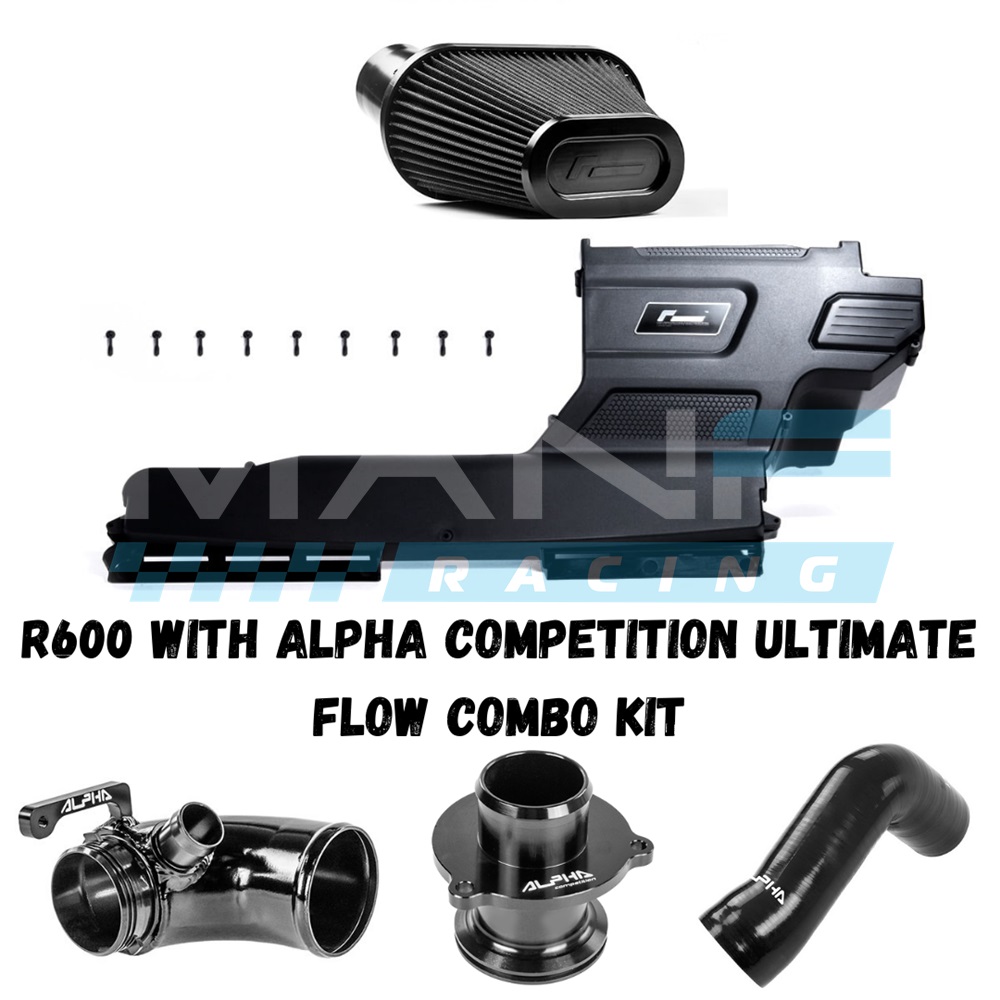 RACINGLINE R600 WITH ALPHA COMPETITION ULTIMATE FLOW COMBO KIT 1.8/2.0TSI EA888 GEN 3 (Cotton Filter)