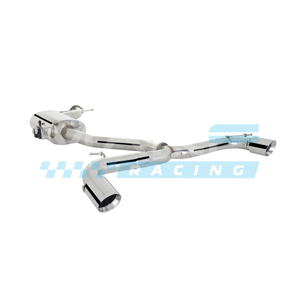 XFORCE 3" Cat-Back System with Varex Muffler VW GOLF 6 GTI / VW SCIROCCO R