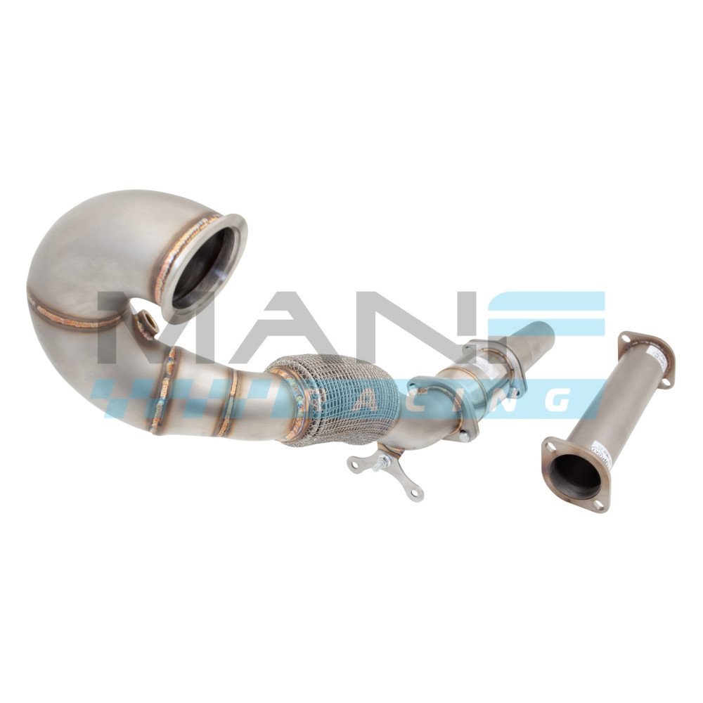 XFORCE Downpipe Com Catalisador Alto Fluxo 1.8/2.0 TSI EA888.3 VW GOLF 7 GTI / GOLF 7.5 GTI / SEAT LEON 5F